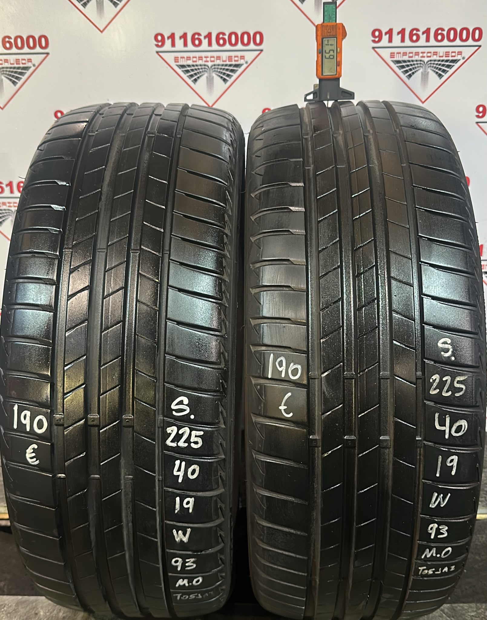 BRIDGESTONE TURANZA T002 USADO  225/40 R19 93 W